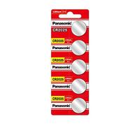 Panasonic 2 batterie a bottone al litio CR2025 da 3 V