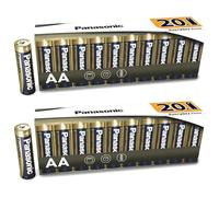 PANASONIC 2 confezioni da 20 batterie alcaline Everyday Power Silver AA-LR6 1,5 V