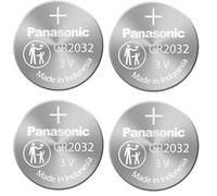 Panasonic CR2032 3.0 Volt Long Lasting Lithium Coin Cell Batteries in Child Resistant, Standards Based Packaging, 4-Battery Pack