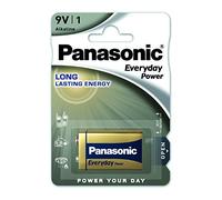 Panasonic 6R61 Everyday Transistor 9V, Argento