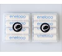 Panasonic 8x R6 BATTERIA ENELOOP BULK AA + 2x EWANTO Battery Box