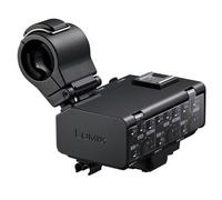 Panasonic Lumix DMW-XLR2 Adattatore Microfonico XLR Lumix DC-GH7, Registrazione Float a 32 bit, Audio a 4 Canali e ad Alta Risoluzione, Supporto Microfono, Mini Jack Stereo 3,5 mm. Nero