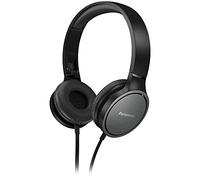 Panasonic - Auricolari on ear, RP-HF500ME-K (9-25000 Hz, invertitore 40 mm, Padiglioni con superficie in alluminio, testina imbottita regolabile)