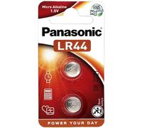 PANASONIC BATERÍA ALKALINE LR44 V13GA. 1.5V BLISTER (2-PACK) LR-44EL/2B