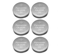 Panasonic Batteria a bottone al litio CR2032 da 3 V (confezione da 6)