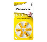 60 batterie per apparecchi acustici Panasonic PR10 gialle (10 blister da 6)...