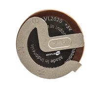 Panasonic Batteria A Bottone Ricaricabile Vl2020 Contatti Piatti Da Saldare 3v_