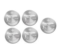 Panasonic Batteria al litio CR-2450/5BE - Confezione da 5 (multicolore)