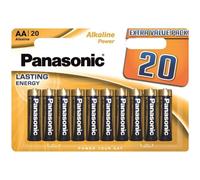 Panasonic - batteria alcalina bronzo aa lr6 blister*20