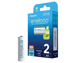 Panasonic batteria eneloop 2 blister mignon blister di 2 mignon