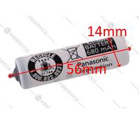 Panasonic batteria Li-Ion 680mAh rasoio epilatore ES-EL9 ES-LV6 Braun UR14500Y