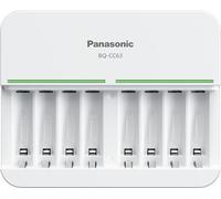Panasonic BQ-CC63SBA Advanced Eneloop - Batteria ricaricabile singola a 8 posizioni, 5 ore, con 8 indicatori di carica a LED