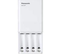 Panasonic BQ-CC87ABBA eneloop Advanced - Caricatore con tecnologia di ricarica portatile, colore: Bianco