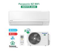 Panasonic CU-BZ25CKE CS-BZ25CKE Linea Bz, Mono-split 9000 Btu, Super Compatto, Risparmio Energetico, Predisposto per Wifi