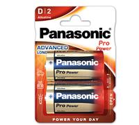PANASONIC - C100020 - Pila torcia - D - LR20 - ProPower - Panasonic - blister 2 pezzi - 74794 - Conf. da 1 Pz. - C100020