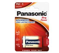 PANASONIC - C100061 - Pila Transistor - 9V - ProPower - 6R61 - Panasonic - blister 1 pezzo - 74795 - Conf. da 1 Pz.