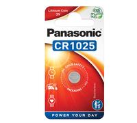 Micropila CR1025 - litio - Panasonic - blister 1 pezzo