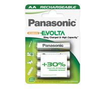 PANASONIC - C307016 - Pila stilo AA - 1,2V - Evolta - ricaricabili - Panasonic - blister 4 pezzi - 62479 - Conf. da 1 Pz. - C307016