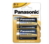 PANASONIC - C500020 - Pila torcia - D - LR20 - Alkaline Power - Panasonic - blister 2 pezzi - 57376 - Conf. da 1 Pz. - C500020