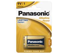 Pila Transistor - 9V - alcalina - Panasonic - blister 1 pezzo
