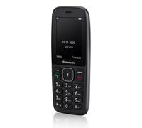 Panasonic KX-TF400EXB Telefono Cellulare 4G, VoLTE, 200 Ore di Standby, Ricarica USB-C, Display 2,4”, Bluetooth, Torcia LED, Fotocamera, Resistente all'Acqua IP44, Nero