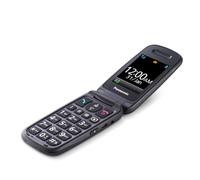 Panasonic KX-TU446EXB 6,1 cm (2.4") 110 g Nero Telefono per anziani
