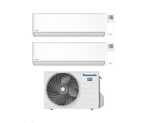 Panasonic Climatizzatore Dual Split Etherea White 9+9 con CU-2Z35TBE Inverter R-32 Wi-Fi