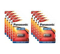 PANASONIC Confezione da 10 blister 1 batteria CR123 al litio Power 3 V