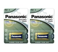 Panasonic 6R61 Everyday Transistor 9V, Argento