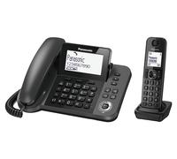 Panasonic Cordless Duo 2in1 (Ricaricabile) Black KX TGF310EXM