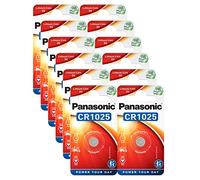 Panasonic CR1025 Batteria al litio 3 V 30 mAh confezione da 12 pz