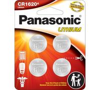 Panasonic CR1620 - Batterie a bottone al litio a lunga durata, 3,0 V, resistenti ai bambini, confezione da 4 batterie