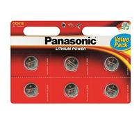 Panasonic Cr2016 Micropile al Litio, Blister 12, Argento