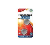 Panasonic Cr2025 Micropile al Litio, Argento (2 Pezzi)