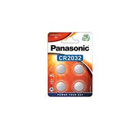 Panasonic CR2032 Batteria a bottone al litio 3 V, 225 mAh, blister da 4