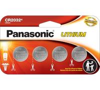 Panasonic CR2032 - Batterie a bottone al litio a lunga durata, 3,0 V, resistenti ai bambini, confezione da 4