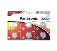 Panasonic CR2032, Pile al Litio, 3 V, Conf. 6 Pezzi