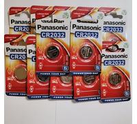 Panasonic CR2032 Pile Batterie a Bottone al Litio 3V Confezione 12 pz (12 Blister Singoli)