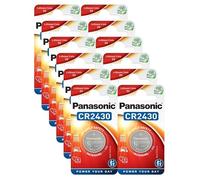 Panasonic CR2430 - Batteria a bottone al litio 3 V confezione da 12 pz