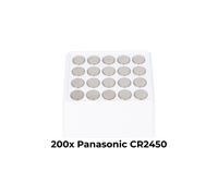 Panasonic CR2450 - 200x Litio Pile a Bottone 3 V, 620 MAH (IEC CR2450)