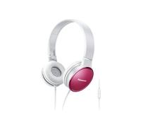 Panasonic Cuffie Cablate a Padiglione con Microfono Bianco/Rosa RP-HF300E-P