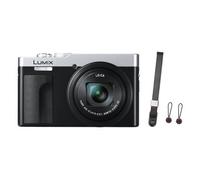 Panasonic DMC-TZ99 + DMW-BLG 10E + Peak Design Cuff cinturino da polso nero argento / nero