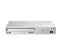 Panasonic DMP-BD84EG-S Lettore Blu-ray/DVD 2D Smart Network, applicazioni Internet, audio ad alta risoluzione, riproduzione da hard disk esterno, USB, Ethernet, design compatto, Argento