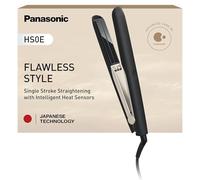 Panasonic Piastra per capelli EH-HS0E – Sensori termici, Tecnologia NANOE, piastra in ceramica, Nero