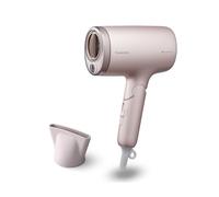 Panasonic EH-NA7M-P825 Asciugacapelli Nanoe per Capelli Lucenti, Pieghevole, Asciugatura Rapida, Beccuccio Concentratore, 1600W, Grigio