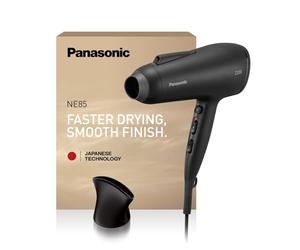 Panasonic EH-NE85-K825 Asciugacapelli agli Ioni Serie Fast Dry con Diffusore, Beccucci Air Boost e Concentratore, Modalità Protezione dal Calore, Tecnologia agli Ioni, 2300W, Filtro Easy-Clean, Nero