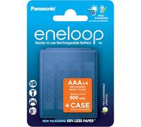 Panasonic eneloop 4 blister AAA Ni-MH batterie 800 mAh e scatola batteria