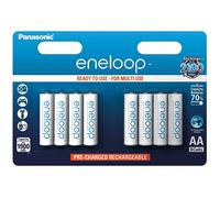 Panasonic Eneloop Confezione da 8 batterie AA ricaricabili 1900mAh