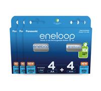 Panasonic eneloop Mix 4xAA 2000mAh + 4xAAA 800mAh Batterie Lotto