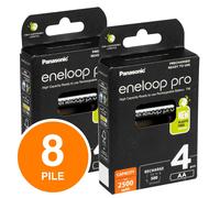 Panasonic Eneloop Pro Pile Ricaricabili HR6 Stilo AA Mignon 1.2V 2500mAh NiMH 8x